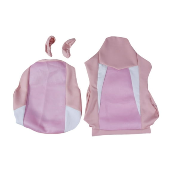 yotijay Gaming Chair Covers Slipcovers Protector,Stretchable Computer Office Chair Cover for Desk Chairs,Reclining Race Gaming Chairs Pink White