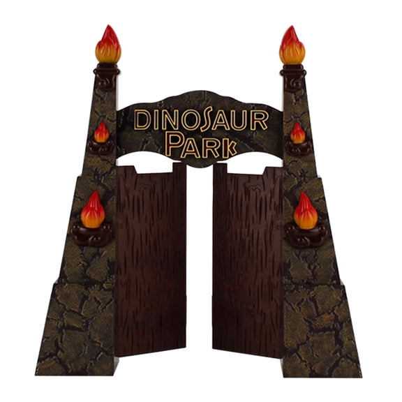 yotijay Gate Frame Accessories Decoration Sculpture DIY Model Dinosaur Park for Children