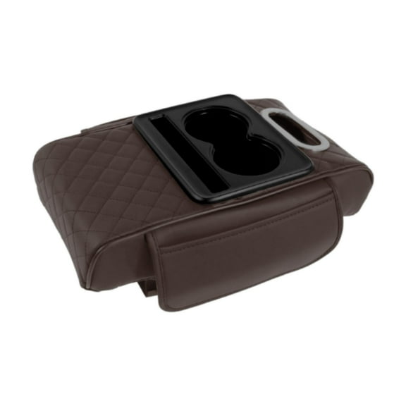 yotijay Generic Car Center Pad Armrest Cushion Pad for SUV Auto Vehicle Brown