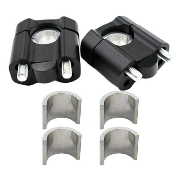 yotijay Generic Motorcycle Handle Bar Risers 22mm/28mm Universal Easy to Install Premium Black