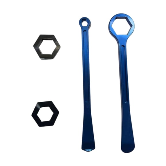 yotijay Generic Tire Changing Tool High Performance Spanner Tire Repair Tool Axle Wrench Blue