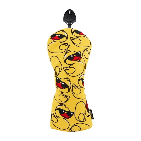 yotijay Golf Head Cover Golf Headcover PU Leather Golfer Gift Lightweight Wear Resistant B