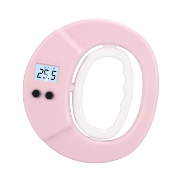 yotijay Grip Strength Tester Anti Slip Grip Multipurpose Handheld Strengthener Exerciser Pink