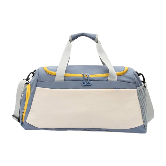 yotijay Gym Bag Overnight Bag Travel Duffle Bag for Beach Swimming Men Women Beige Blue