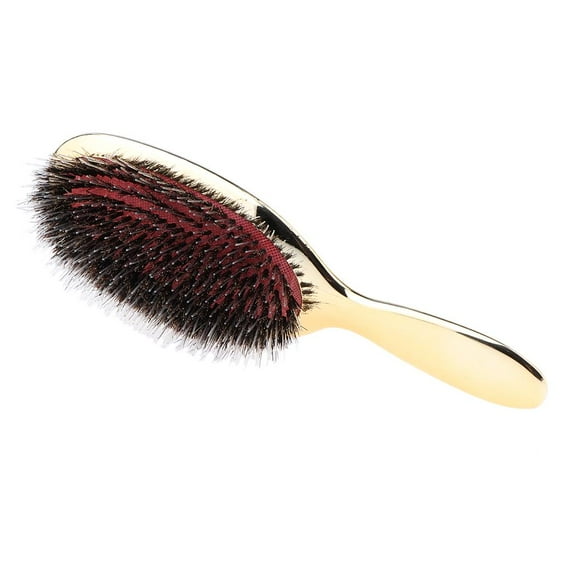yotijay Hair Brush Paddle Brush with Natural , Antistatic Styling Round Brush for Gold