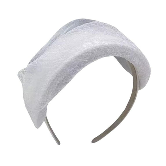 yotijay Half Hat Shape Headband Decor Retro Versatile Stylish Hair Hoop for