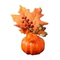 thumbnail image 1 of yotijay Halloween Pumpkin Statue Decoration Tabletop Ornament Birthday Gift Figurine for A, 1 of 9
