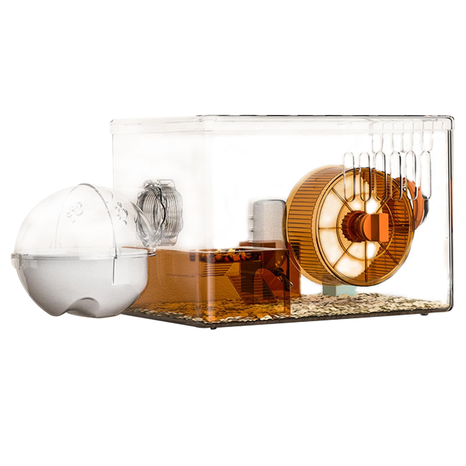View of yotijay Hamster Cage Breathable Creative Ventilation Small Animal Cage ...