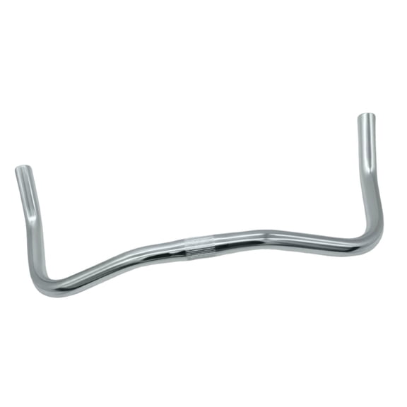 yotijay Handlebar, Bicycle Handlebar, Cycling Component, BMX, Aluminum Alloy, 42cm Long, Bright Silver