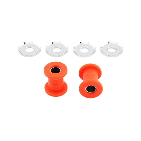 yotijay Handlebar Riser Bushing Kit Rubber High Performance Spare Parts Easy to Install Orange Silver