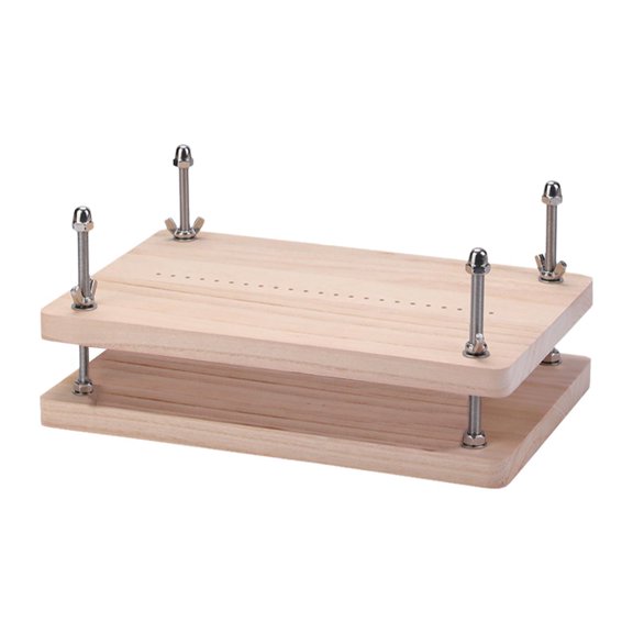 yotijay , Handmade Paper Press,DIY Crafting,Easy to Assemble,Book Binding Board for Book Binding,Bookbinding,Office Desktop Wood