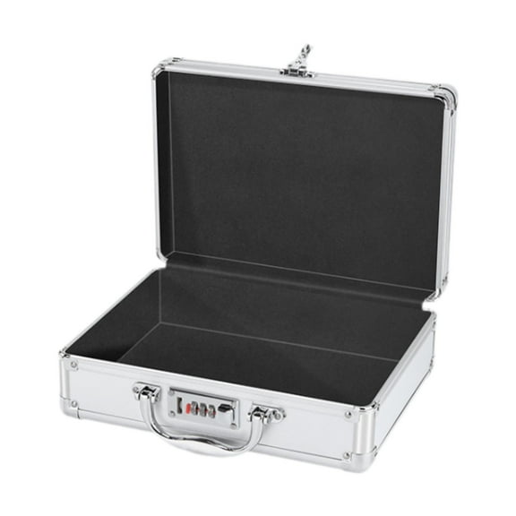 yotijay Hard Case Carrier Lock Box Household Portable Tool Box with Combination Lock 29x21.5x10cm