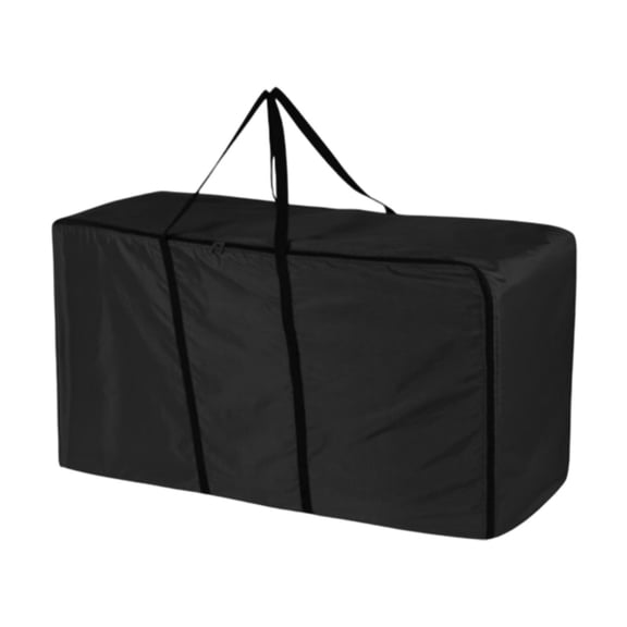 yotijay Hay Bale Storage Bag Comfortable Oxford Cloth Thickened Foldable with Zipper Black