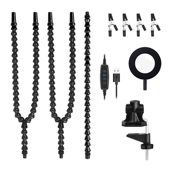 yotijay Helping Hands Soldering Third Hand Tools Soldering Station 4 Arms for Electronics Repair Assembly Painting