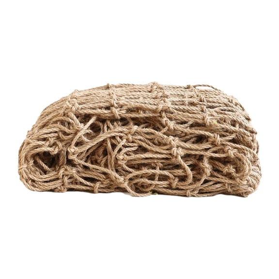 yotijay Hemp Anti Fall Jute Twine Trellis for Garden Climb Plant Playground 10 cm Mesh