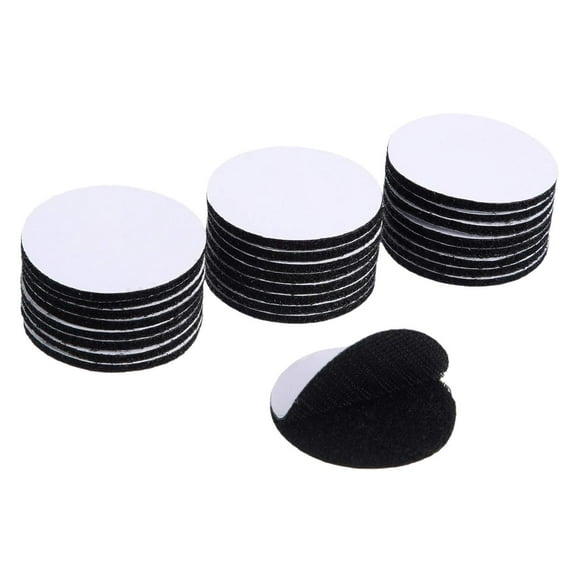 yotijay Hook and Loop Tape Easy to Use Interlocking Tape for Tablecloths Craft Black 5cm