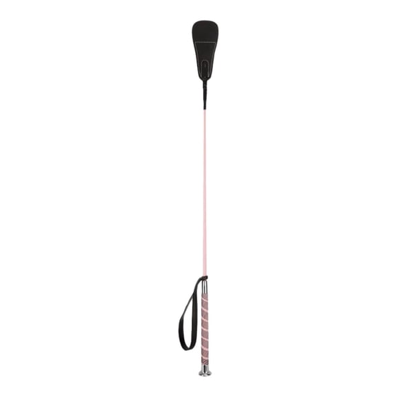 yotijay Horse Riding Crop Equestrianism Soft Rubber Anti Slip Horse Riding Pink