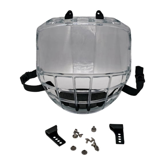 yotijay Ice Hockey Helmet Full Shield Visor Anti Scratch Practical Replace Accessory