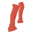 thumbnail image 1 of yotijay Ice Skating Leg Warmers Accessories with Rhinestone for Dance Workout Sports Coral Red, 1 of 7