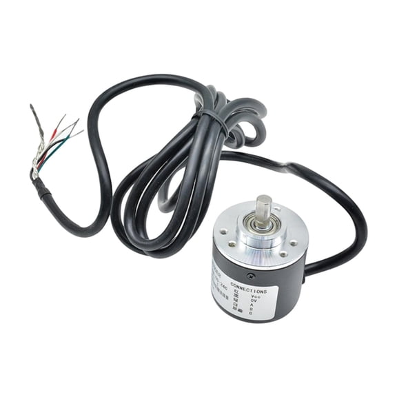 yotijay Incremental Rotary Encoder 6x13mm Shaft 600P/R Lightweight Convenient Ab 2 Phase