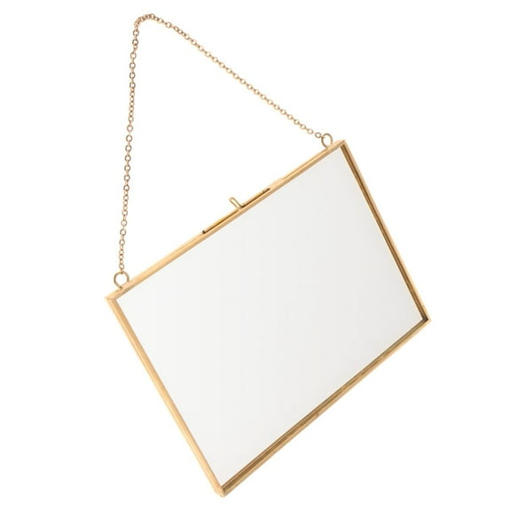 yotijay Industrial Hanging Glass Photo Frame Picture Frame 18x13cm # 18x13cm