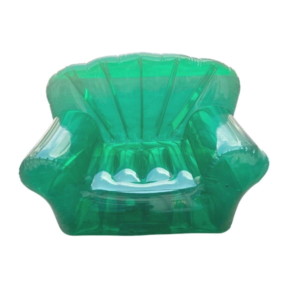 yotijay Inflatable Chair Lazy Sofa Furniture Inflatable Sofa for Beach Camping Patio Green