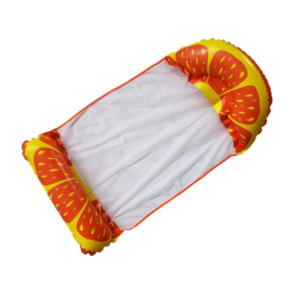 yotijay Inflatable Pool Float Hammock Fun Adults Fruit Shape Water Hammock Lounger Chair Grapefruit