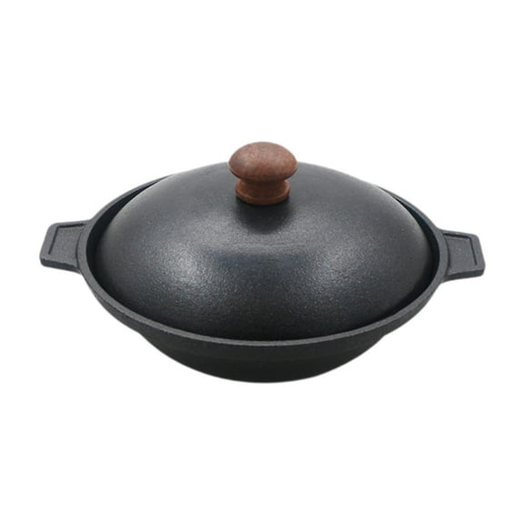 yotijay Iron Claypot Rice Pot Cooking Pot Versatile Heat Resistant 500ml/700ml Cookware Medium