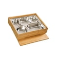 thumbnail image 1 of yotijay Japanese Bento Box Traditional Snack Serving Box Tableware Bowl Lunch Box for C, 1 of 9