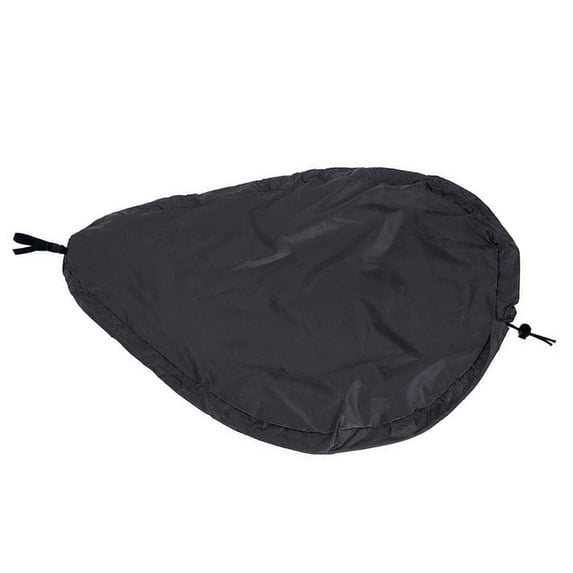 yotijay Kayak Cockpit Cover Dustproof Kayak Cabin Protection Cover Cockpit Protector Black 88.4cmx55.4cm