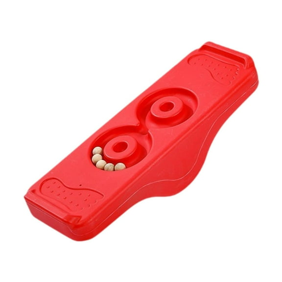 yotijay Kids Balance Board Balance Training Equipment Workout Board Rocking Board Wobble Red