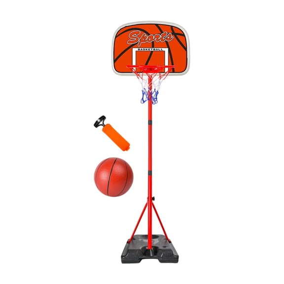yotijay Kids Basketball Hoop Basketball Portable Galaxy with Adjustable Balls 165cm