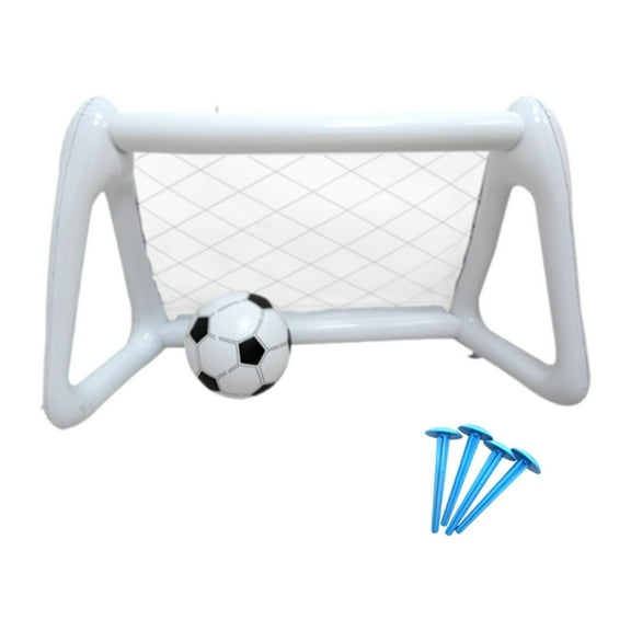 yotijay Kids Mini Soccer Goal Set Inflatable PVC Soccer Goal Soccer Training Mini Soccer