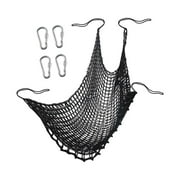 yotijay Kids Playground Net Climbing Equipment Double Layers Black Treehouse Accessories 3m x 4.5m