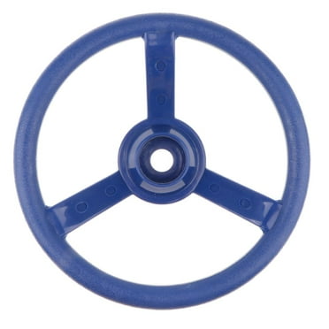 yotijay Kids Ship / Boat Steering Wheel Toy Swing Set Backyard Fitness DIY Kits Blue