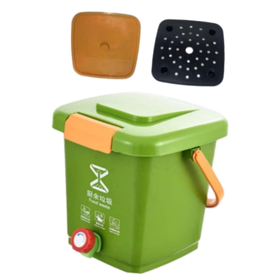 yotijay Kitchen Compost Bucket Compost Bin Stylish Multifunction Easy to Clean Trash