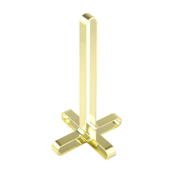 yotijay Kitchen Paper Rack Portable Face Towel Rack for Bathroom Home Use Countertop Gold