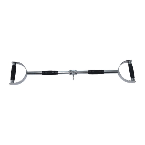 yotijay LAT Pull Down Bar 24.4 inch Handgrip Universal Straight Pulldown Accessory Steel
