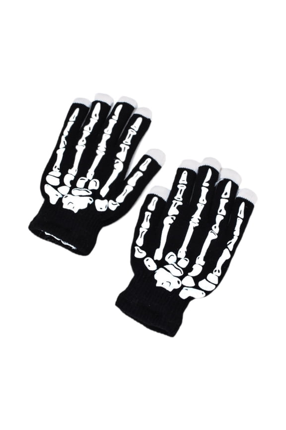 LED Gloves Colorful Fingertip Lights Adults Glowing Gloves for Carnival