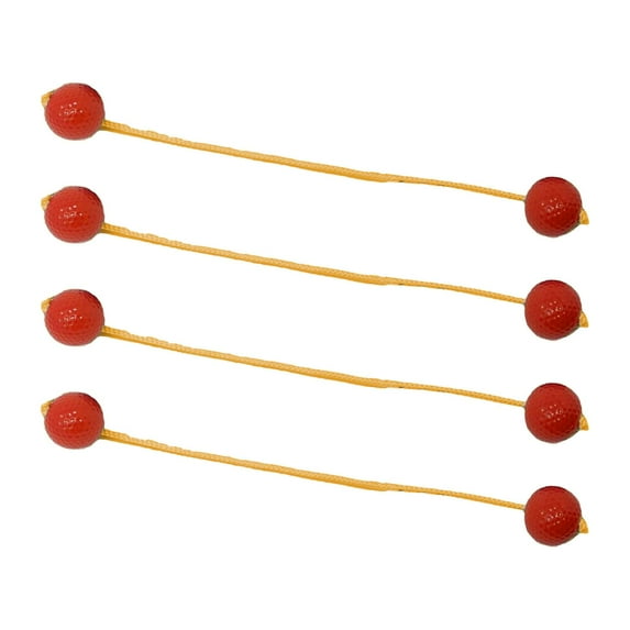 yotijay Ladder Balls Backyard Games Outdoor Replacement Sports Lawn Ladder Toss Game 4pcs Red