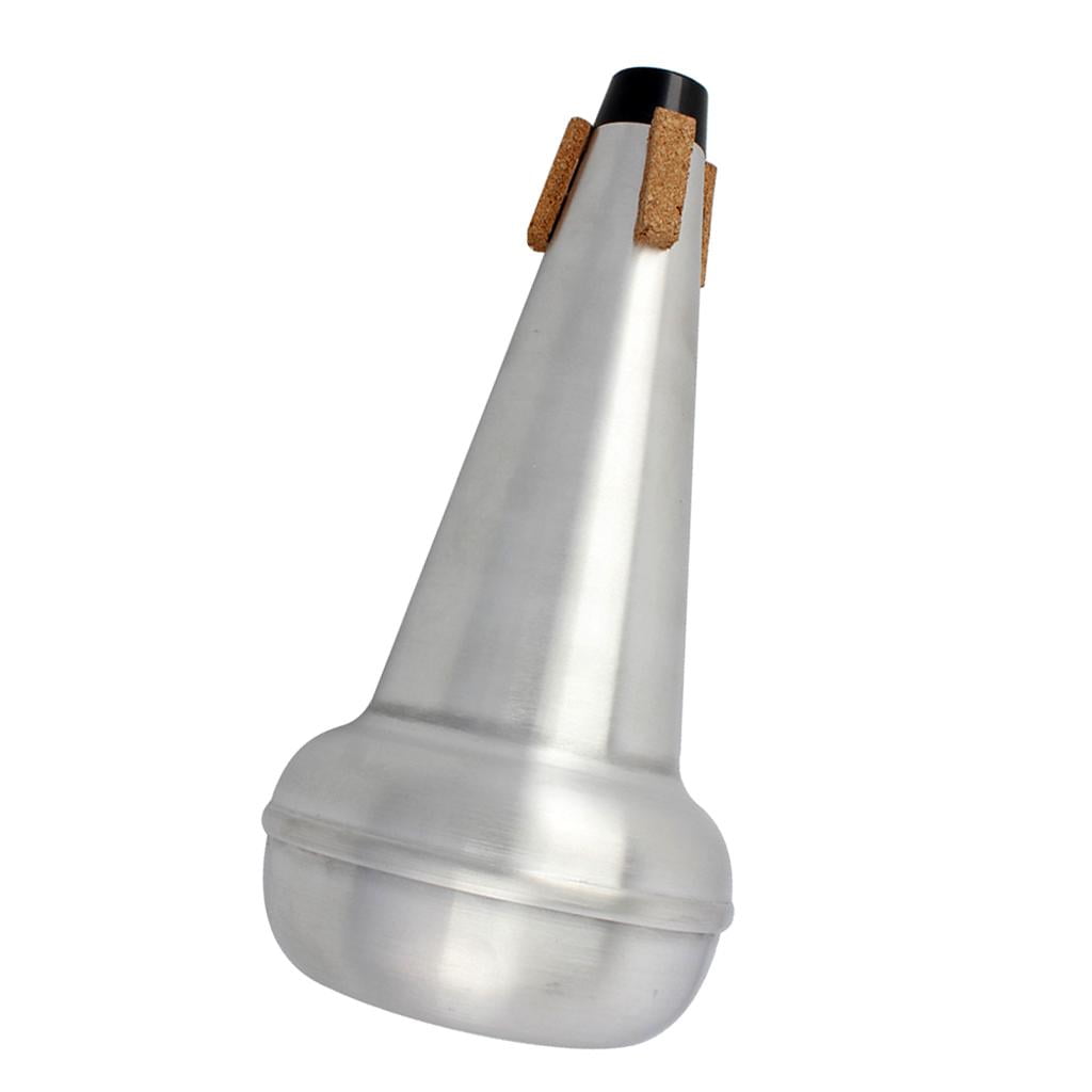 yotijay Lightweight Professional Mute for Tenor Slide Trombone Practice Parts Silver