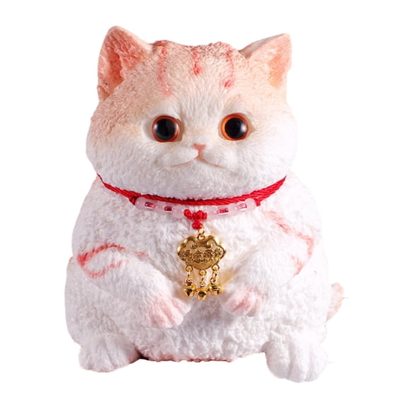 yotijay Lovely Cat Fidget Simulation for Kids Adults Relaxation Sensory Toy for Gift orange cat