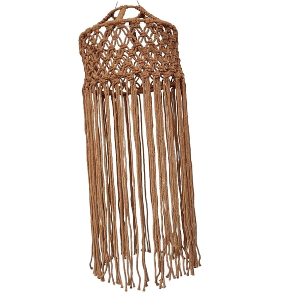 yotijay Macrame Lamp Shade Pendant Ceiling Light Cover for Living Room Hotel Bedroom