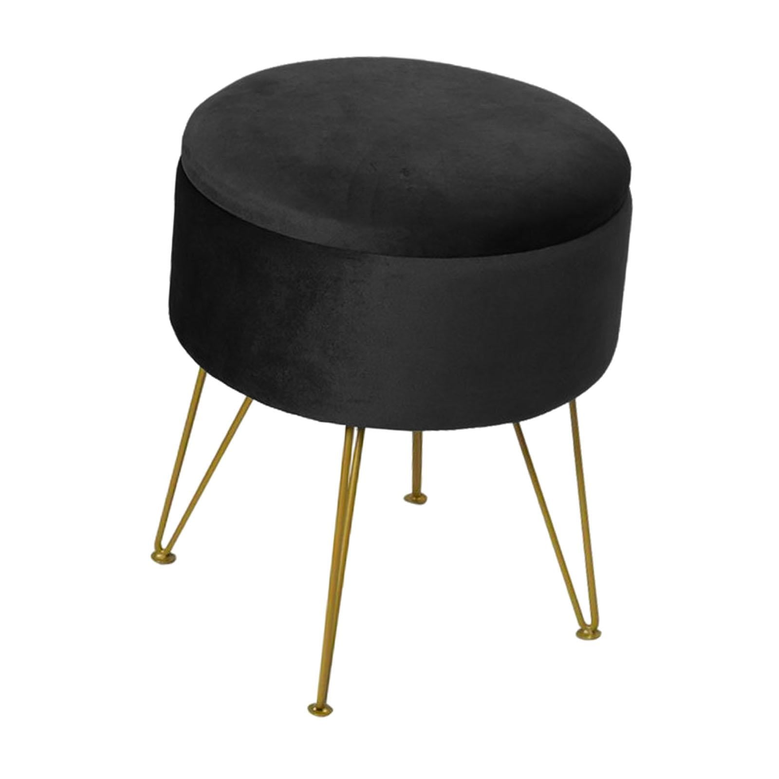 yotijay Makeup Vanity Stool Dressing Chair Decor Storage Stool Seat ...