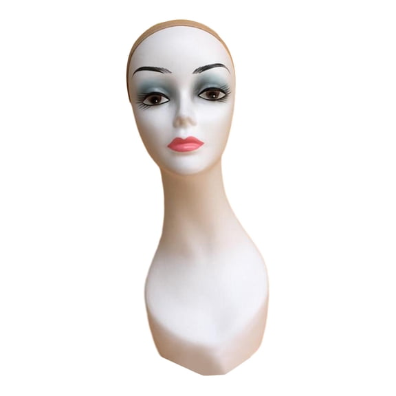 yotijay Mannequin Display Head Wig Holder Multipurpose Female Manikin Wig Display Stand