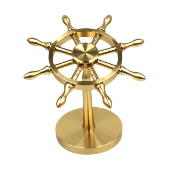 yotijay Marine Rudder Statue Creative Housewarming Gift Decorative Funny Antique Desktop 10cmx9.5cm