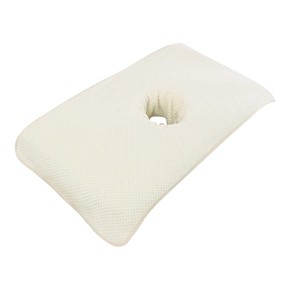 yotijay Massage Table Towel Comfortable SPA Bed Head Curtain Pad for SPA Massage Bed Beige