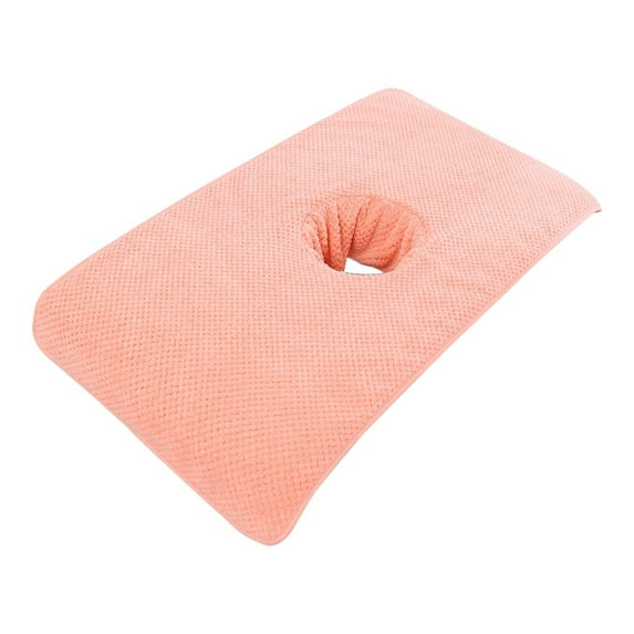 yotijay Massage Table Towel Comfortable SPA Bed Head Curtain Pad for SPA Massage Bed Orange