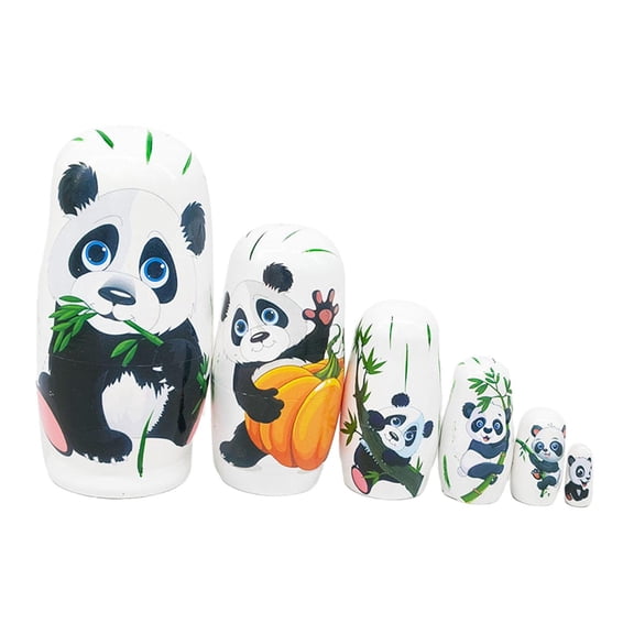 yotijay Matryoshka Dolls Cartoon Art for Home Decoration Tabletop Ornament Nesting Dolls