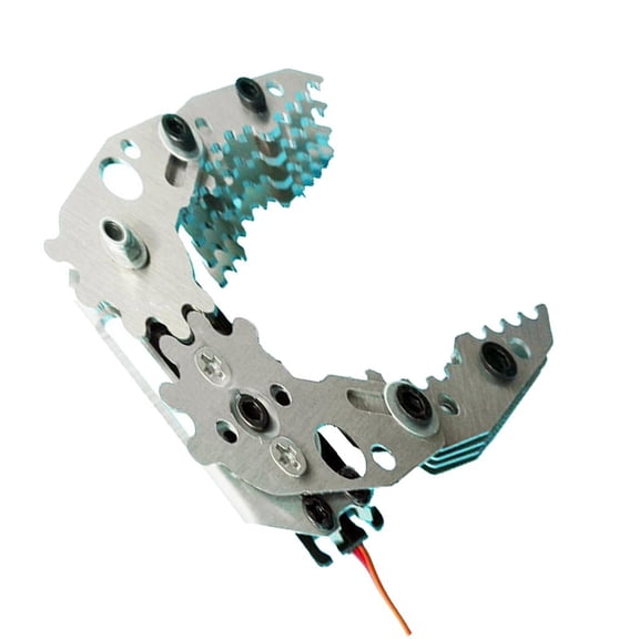 yotijay Mechanical Arm Clamp Claw Kit for Arm Kit Edge for Education DIY, silver